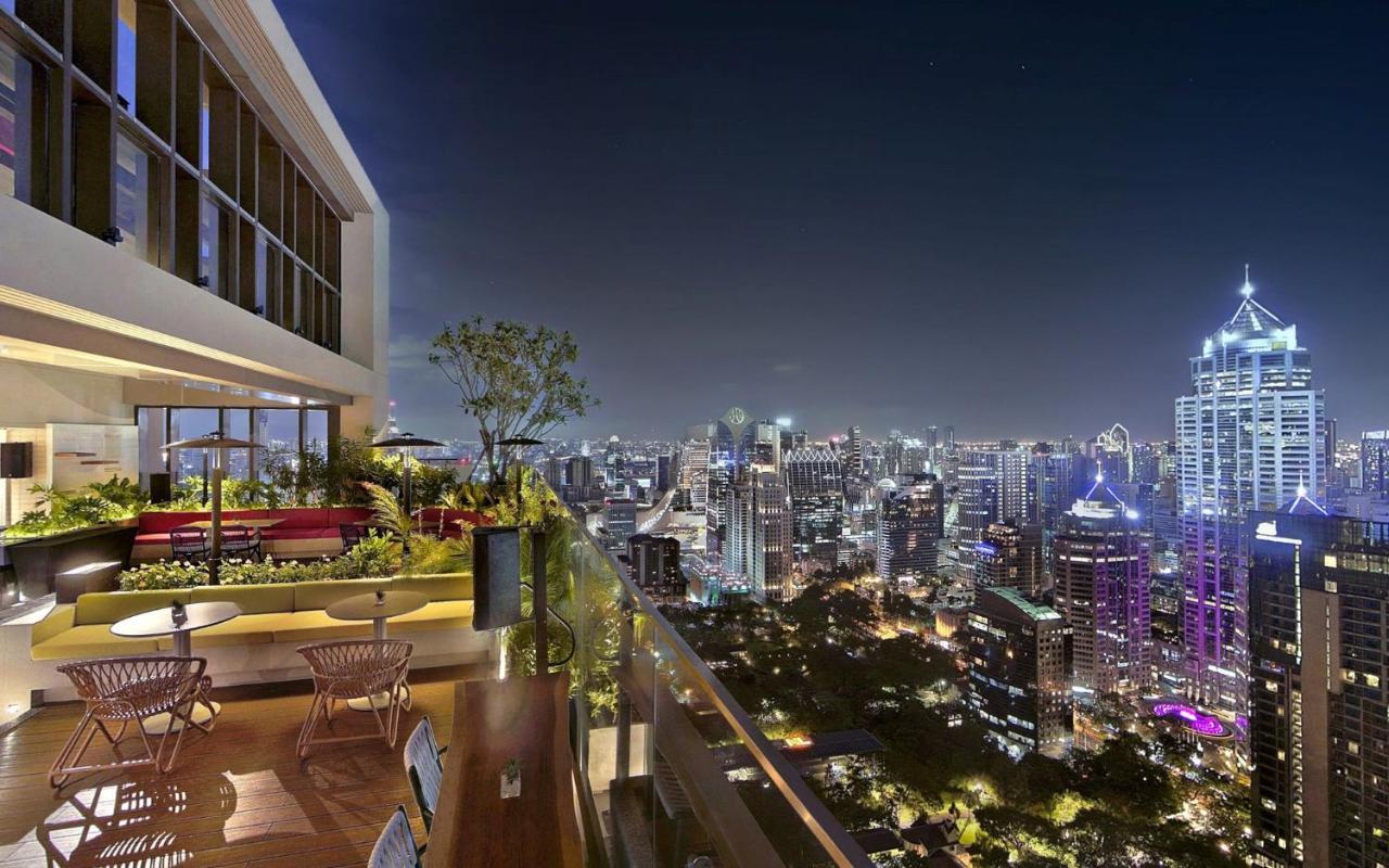 Kimpton Maa-Lai Bangkok By Ihg Hotel Exterior foto View from the rooftop