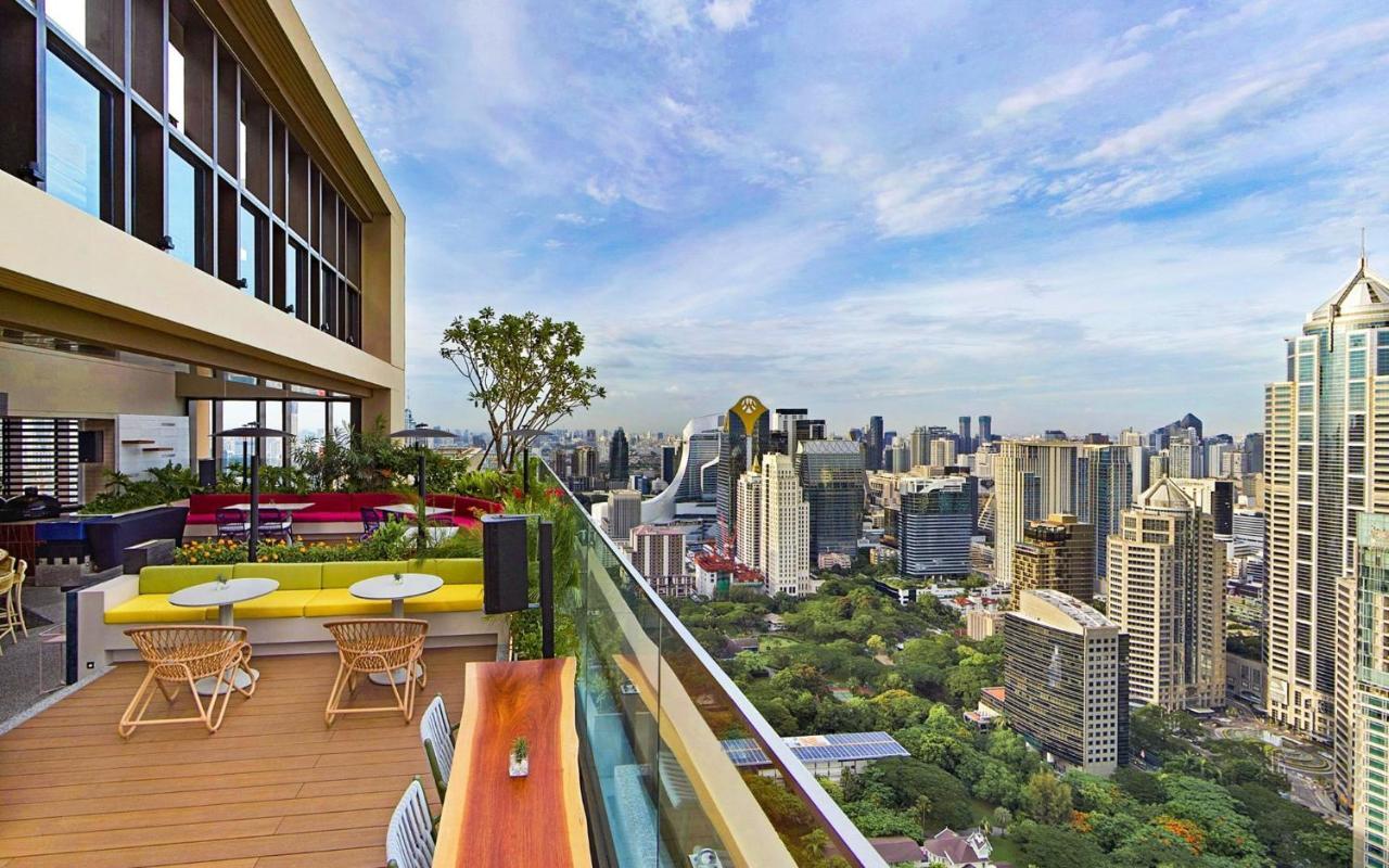 Kimpton Maa-Lai Bangkok By Ihg Hotel Exterior foto View from the rooftop